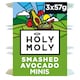 image 1 of Holy Moly Smashed Avocado 3 x 57g