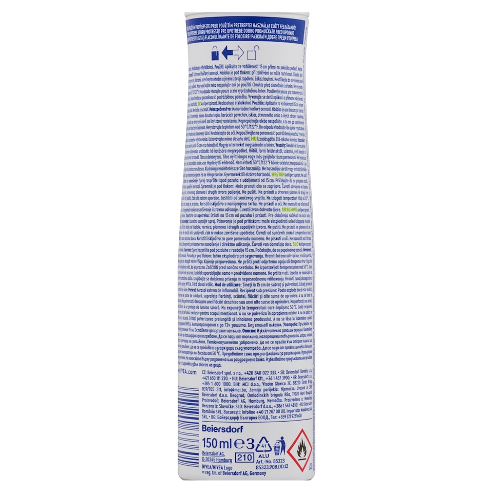 Obrázek 1 pro produkt Nivea Fresh Citrus Sprej antiperspirant 150ml