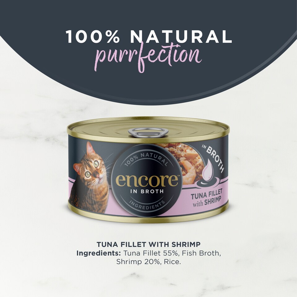 image 1 of Encore Cat Food Tuna & Shrimp 70G