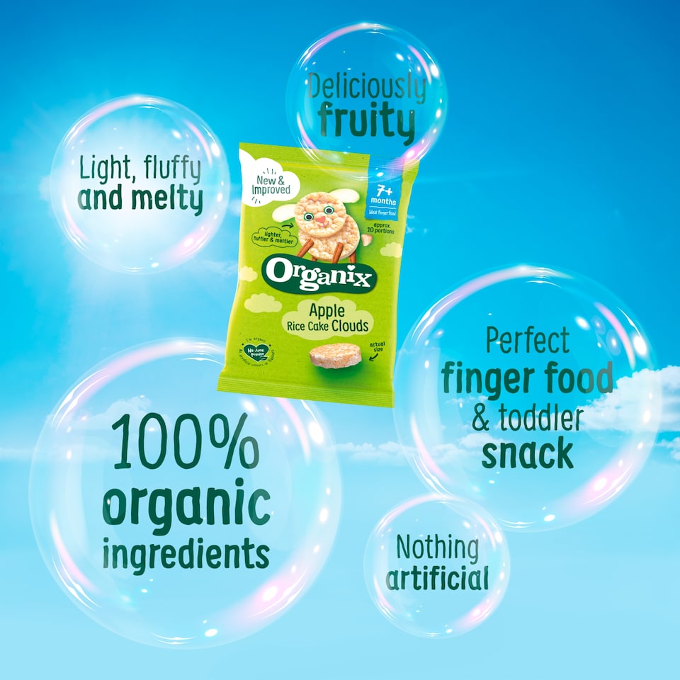 image 1 of Organix Banana Rice Cake Clouds 40G