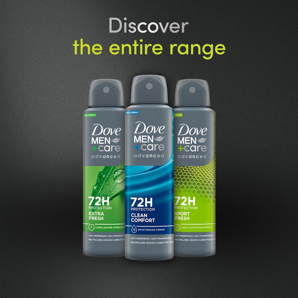 image 1 of Dove Men+Care Sport Fresh 72h Antiperspirant Deodorant 150ml