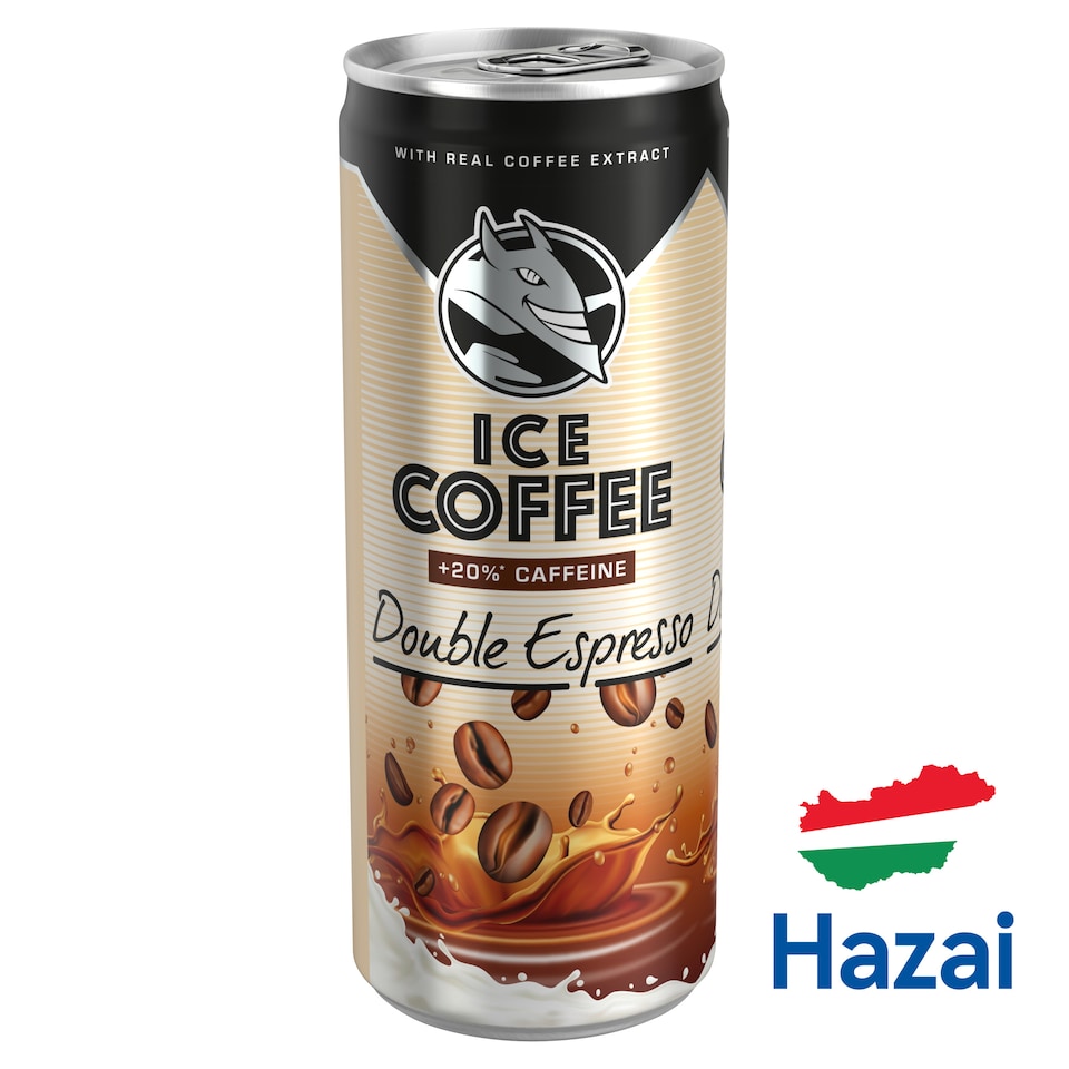 HELL Ice Coffee Double Espresso UHT ital tejjel és kávékivonattal 250 ml
