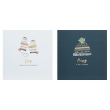 Tesco Hat & Mitten Cards 10 Pack