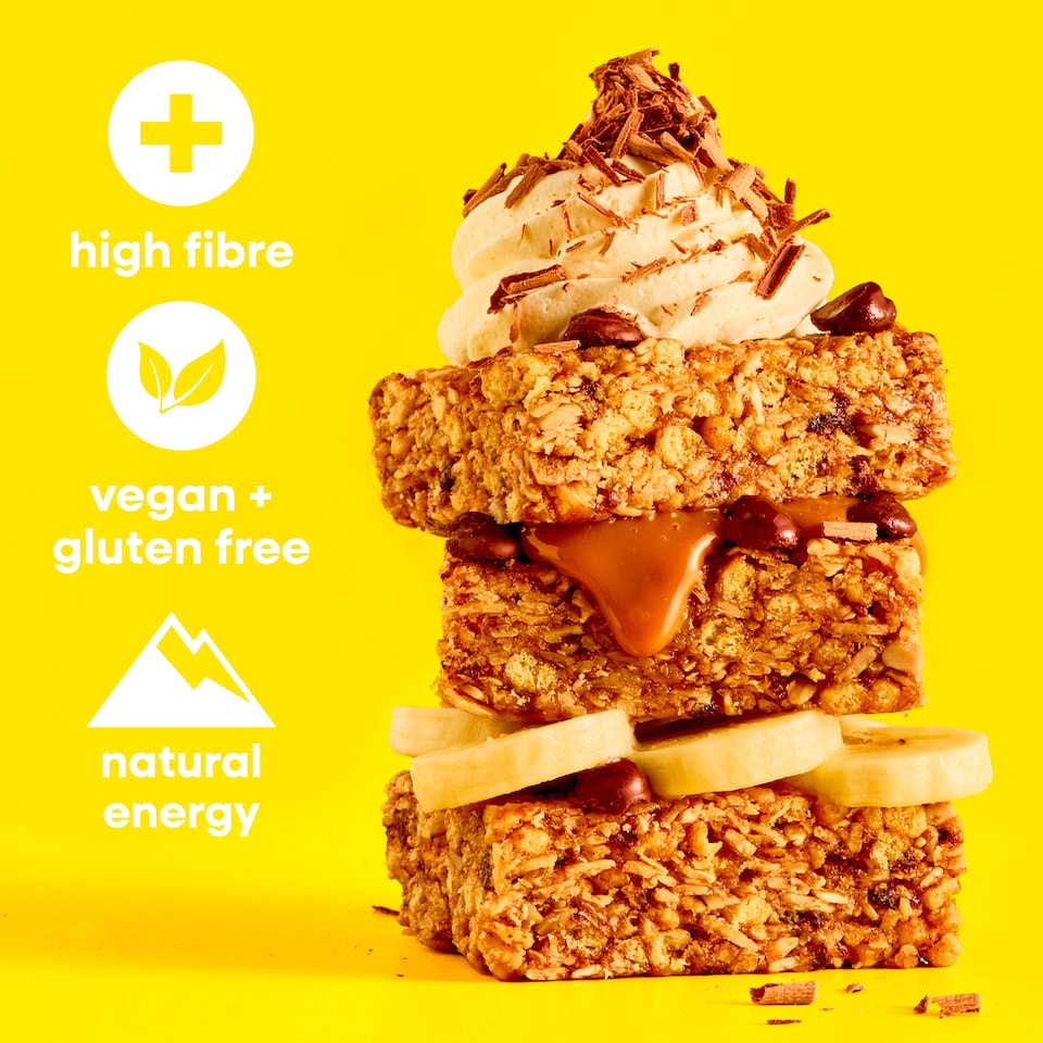 image 1 of TRIBE Protein Flapjack Banoffee Choc Chip 3x38g