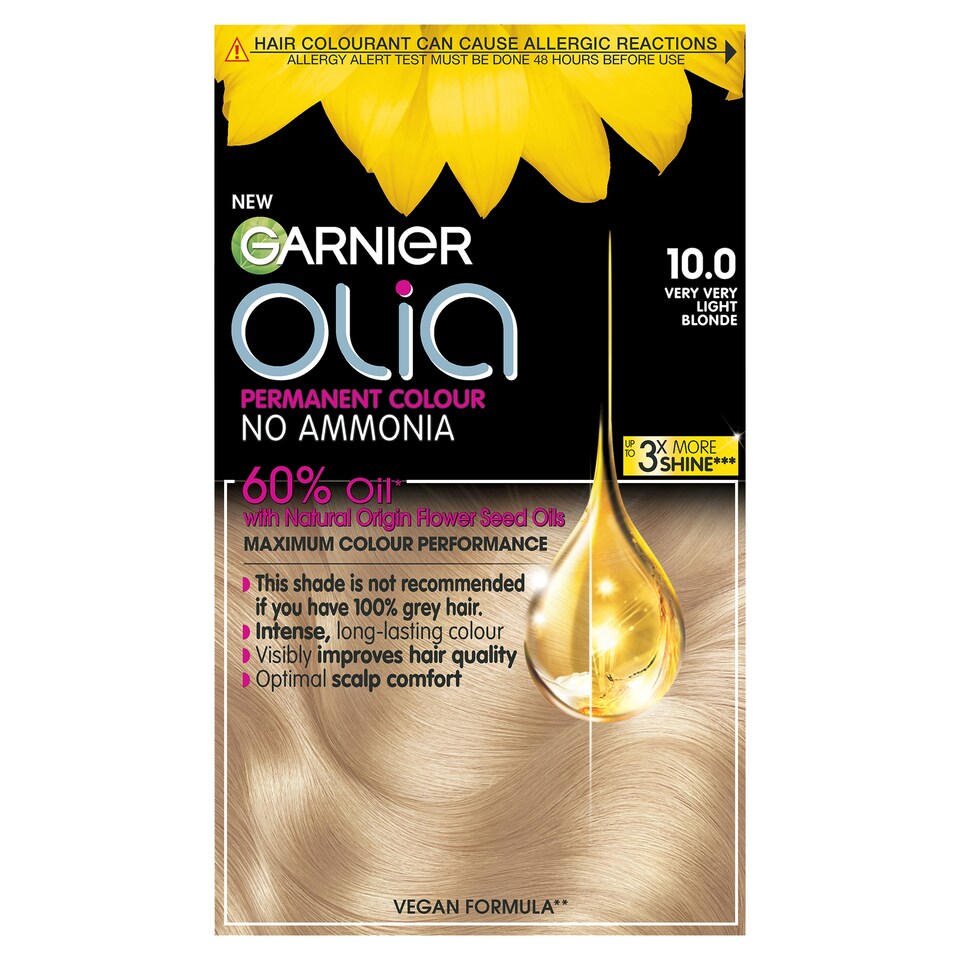 image 1 of Garnier Olia 10 Very Light Blonde Prmt Hair Dye