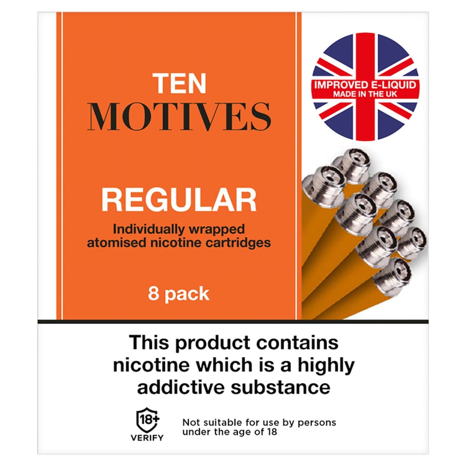 10 Motives V2 Refills Regular 16Mg 8Pk
