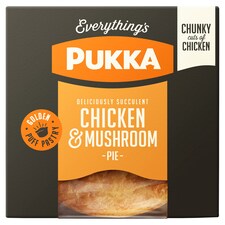 Pukka Pies Chicken And Mushroom Pie 229G