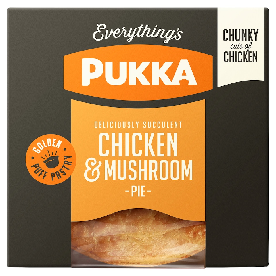 Pukka Pies Chicken And Mushroom Pie 229G
