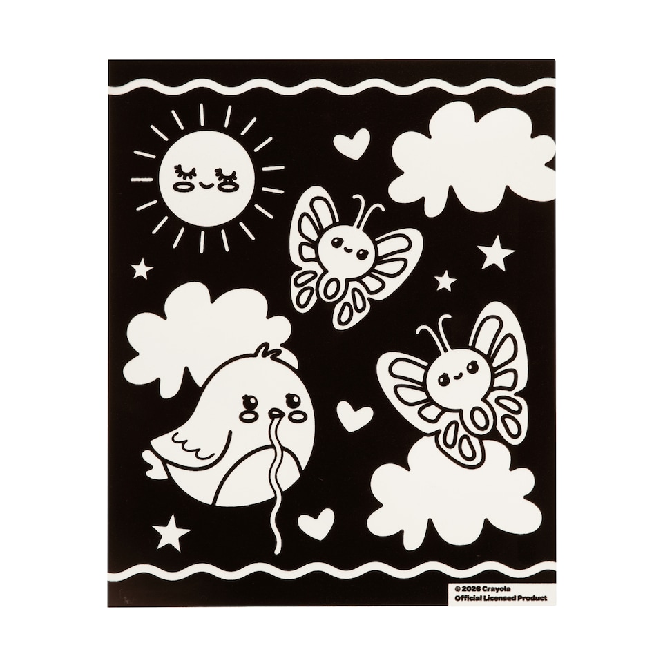 image 1 of Crayola Velvet Art 3 x Velvet Art Sheets