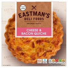 Eastmans Cheese & Bacon Quiche 400G