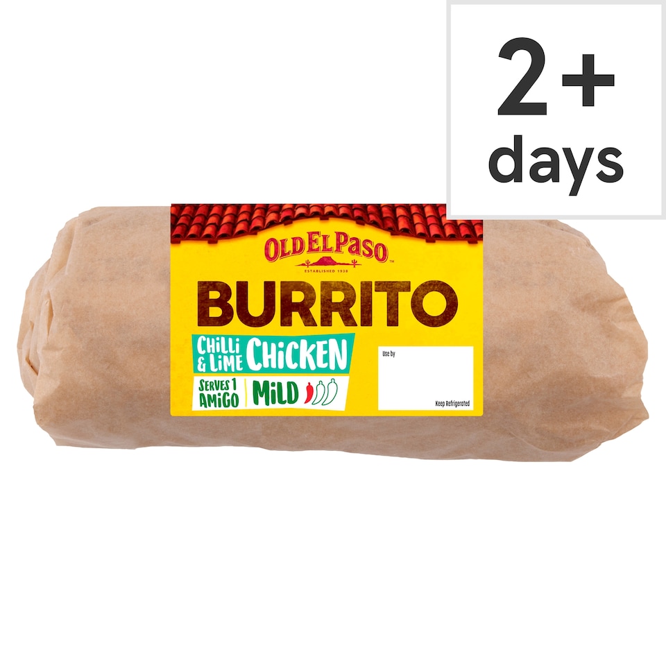 Old El Paso Chilli & Lime Chicken Burrito 380g