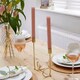 image 3 of Chapter B Dual Gold Tapered Candle Holder
