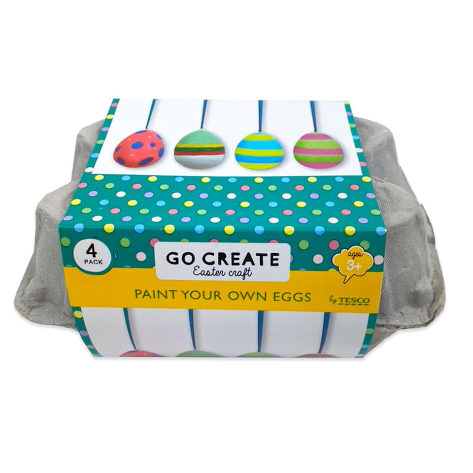 Go Create 4 Easter Paint Your Own Eggs
