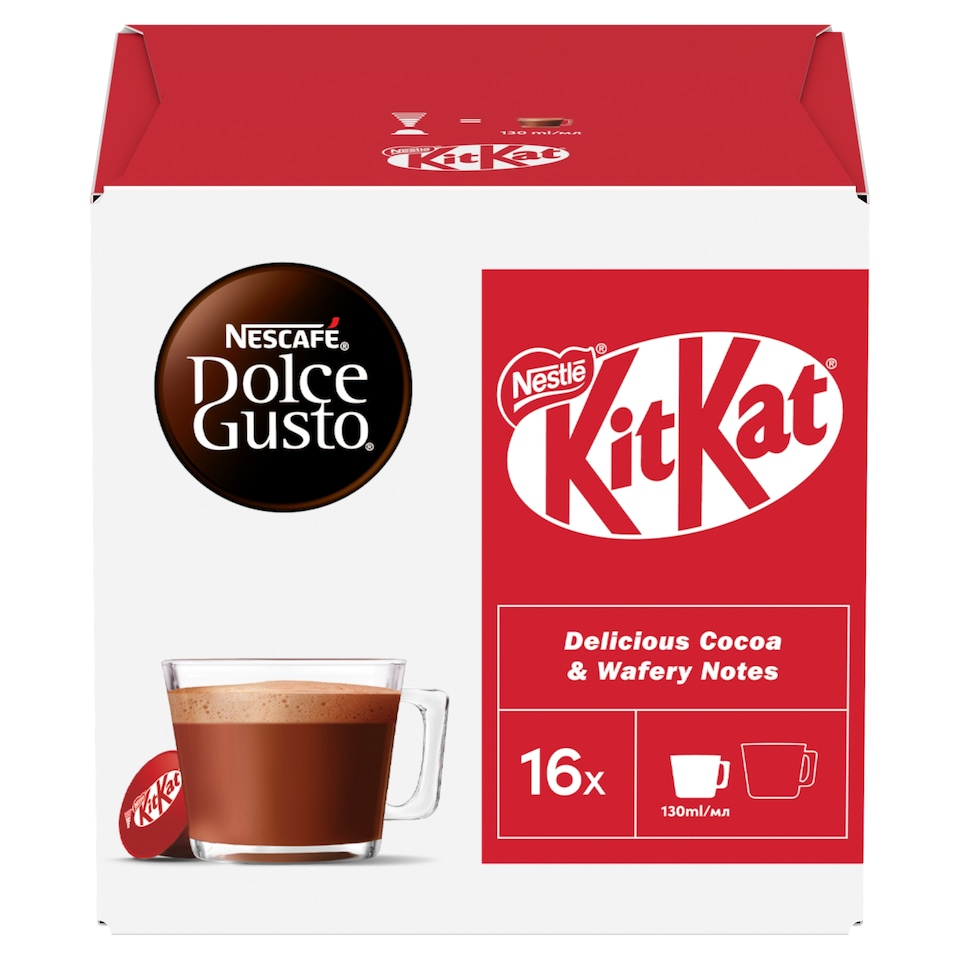 obrázok 1 z NESCAFÉ Dolce Gusto KitKat - kakaový nápoj - 16 ks