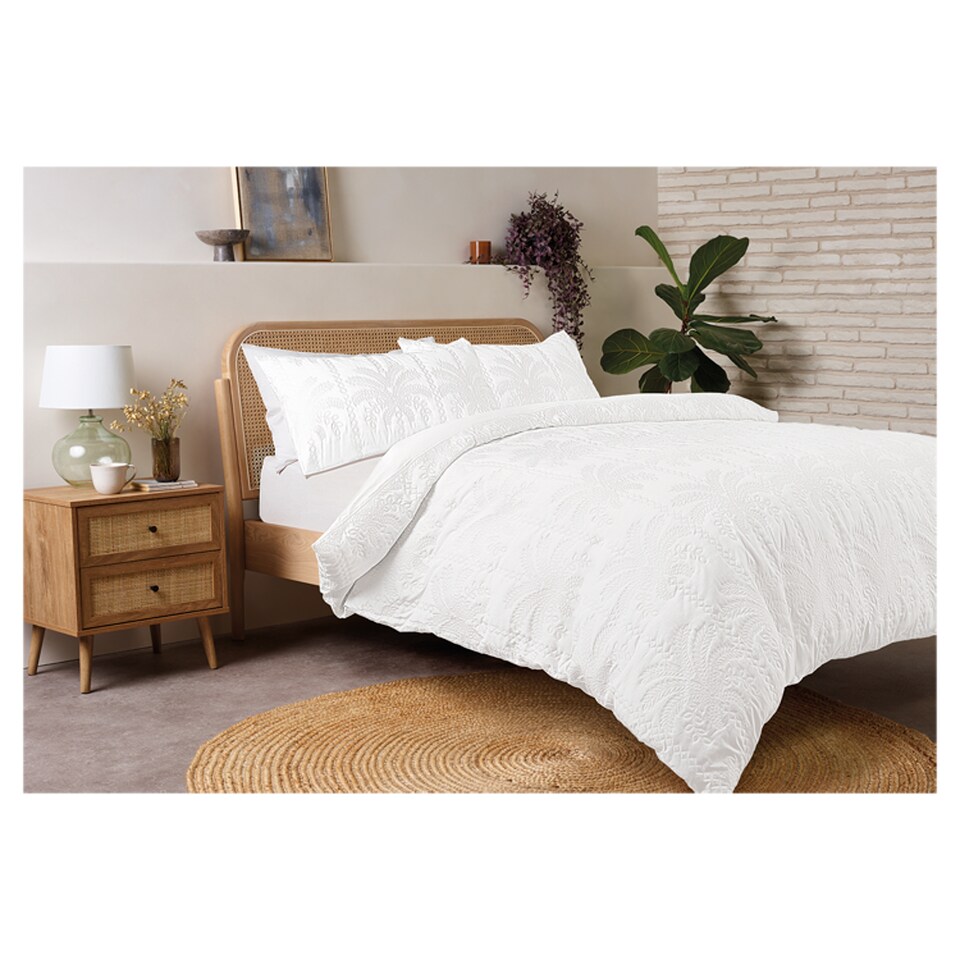 F&F Home Pinsonic Palm Tree Duvet Set King