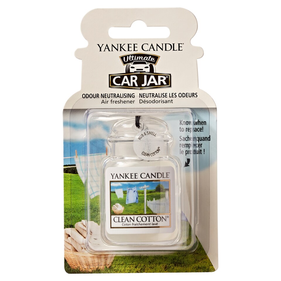 Yankee Candle Clean Cotton Car Jar Car Air Freshener