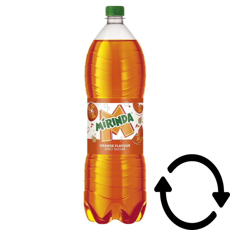 Mirinda energiamentes narancsízű szénsavas üdítőital édesítőszerekkel 2 l