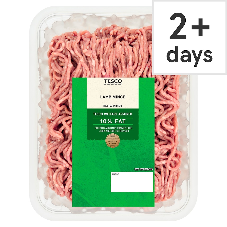 Tesco Lamb Mince 10% Fat 500g