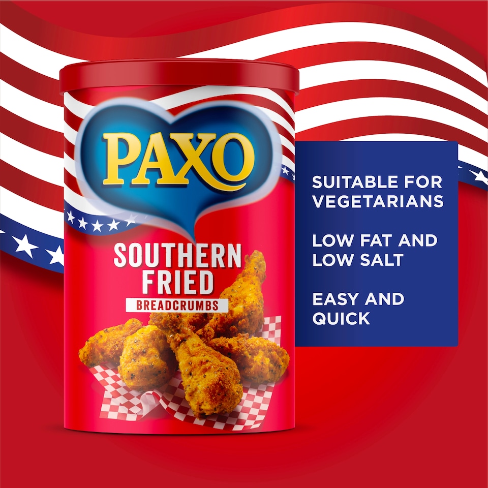 image 1 of Paxo Southern Fried Breadcrumbs 210G