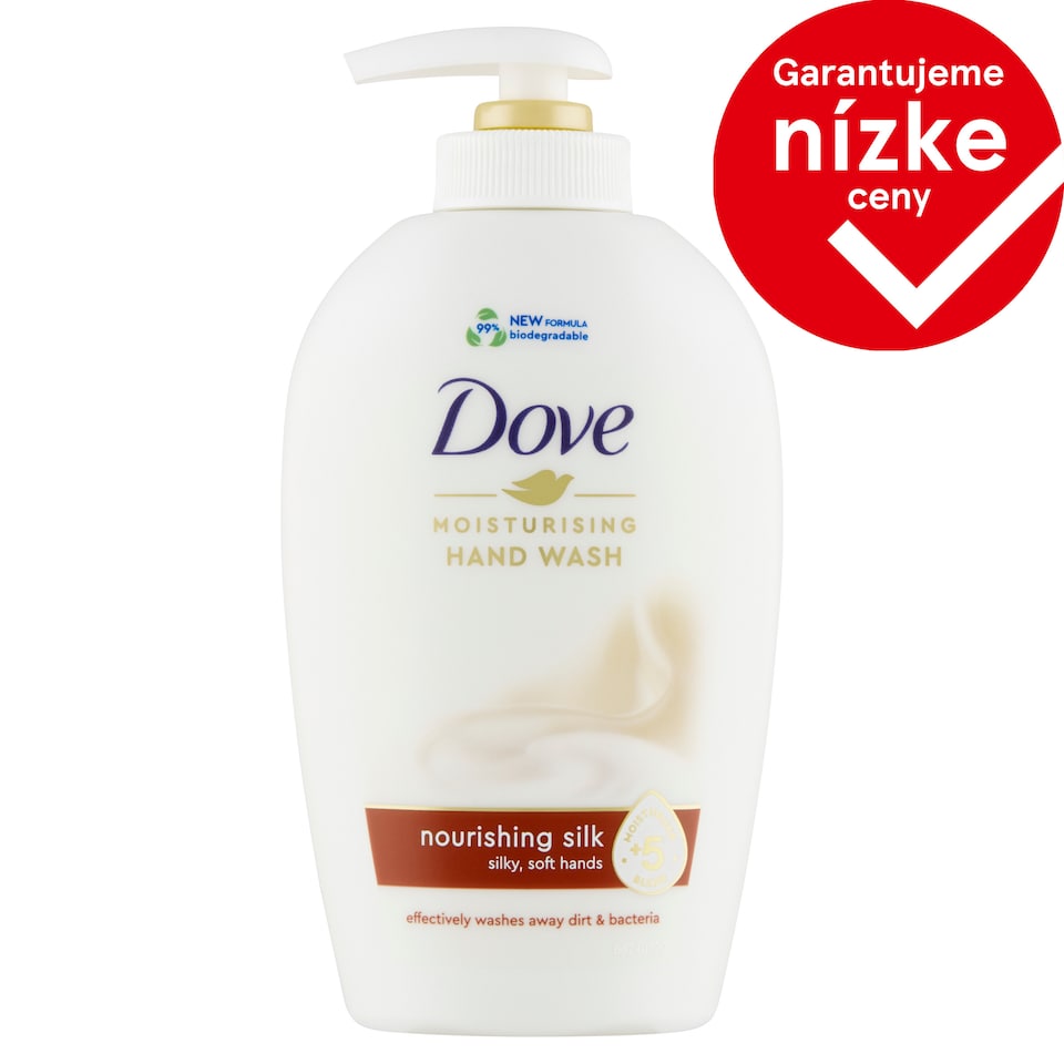 image 1 of Dove Nourishing Silk Moisturising Hand Wash 250 ml