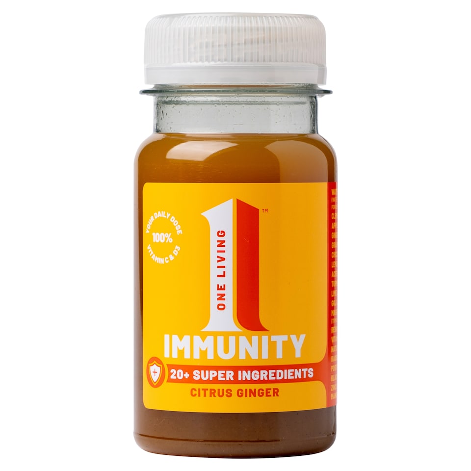 image 1 of One Living Citrus Ginger Immune Health Shot 100ml