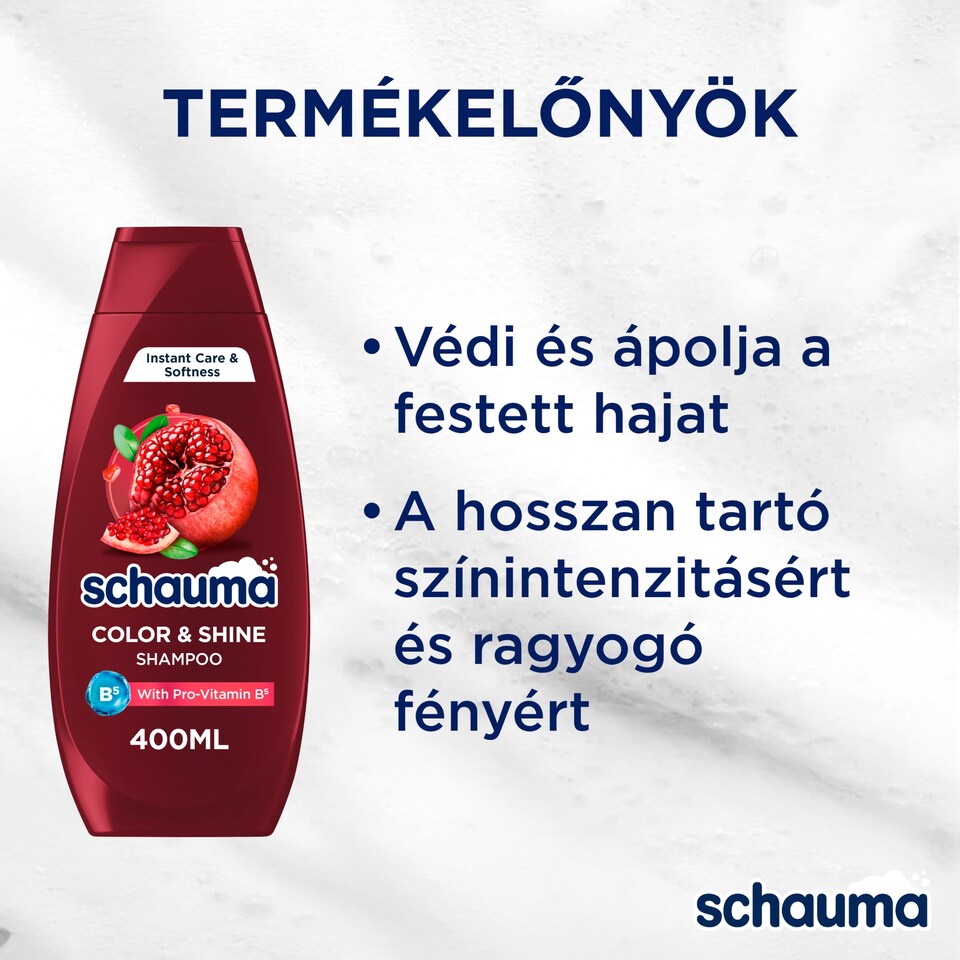 Schauma Color & Shine sampon 400 ml  1. kép
