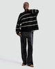 image 2 of F&F Knitted Slouchy Jumper with Wool in Multi Black