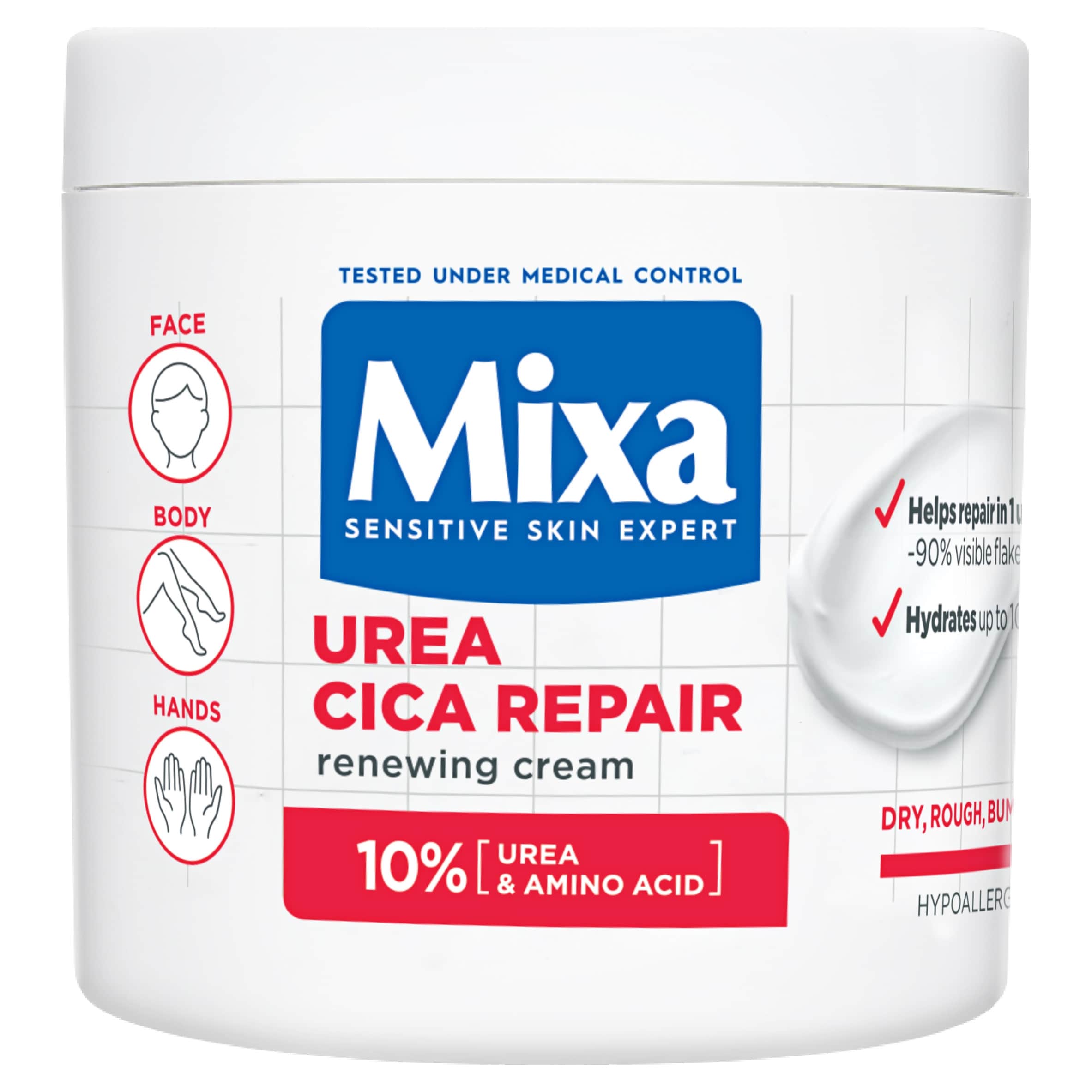 Mixa Urea cica repair Renewing Cream 400ml