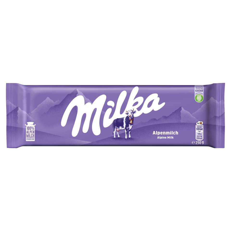Milka Alpine Milk Chocolate 250 g
