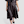 Black, OH ME OH MY Faux Leather Co-ord Midi Skirt in Black