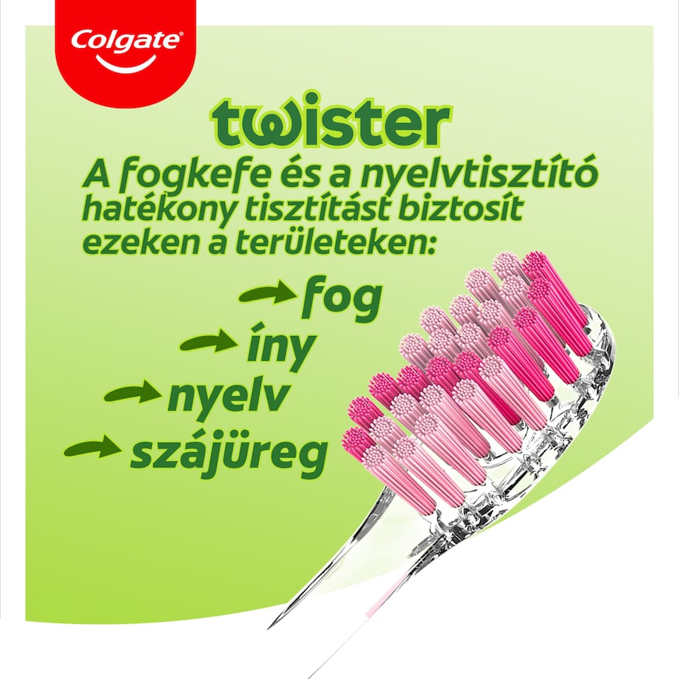 Colgate Twister közepes fogkefe 2 db  1. kép