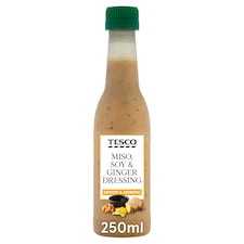 Tesco Miso, Soy & Ginger Dressing 250ml