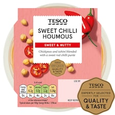 Tesco Sweet Chilli Houmous 182G