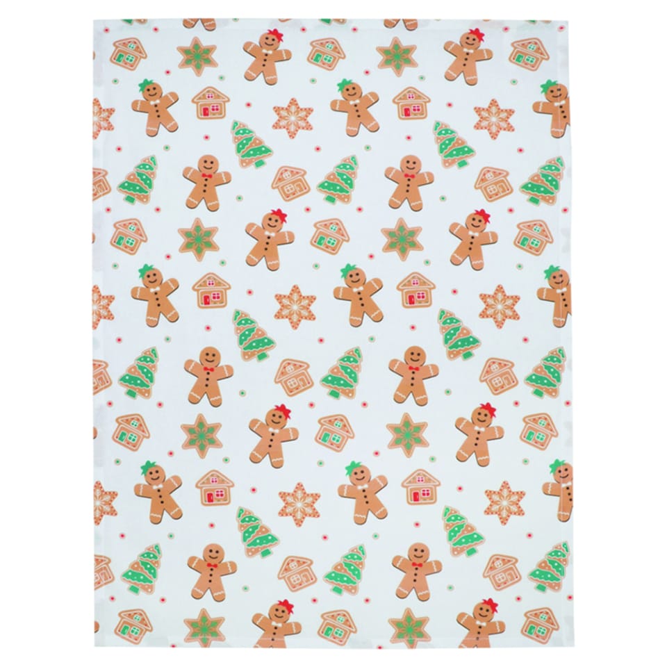 image 1 of F&F Home Gingerbread Tea Towels 50 x 70 cm 2 pcs