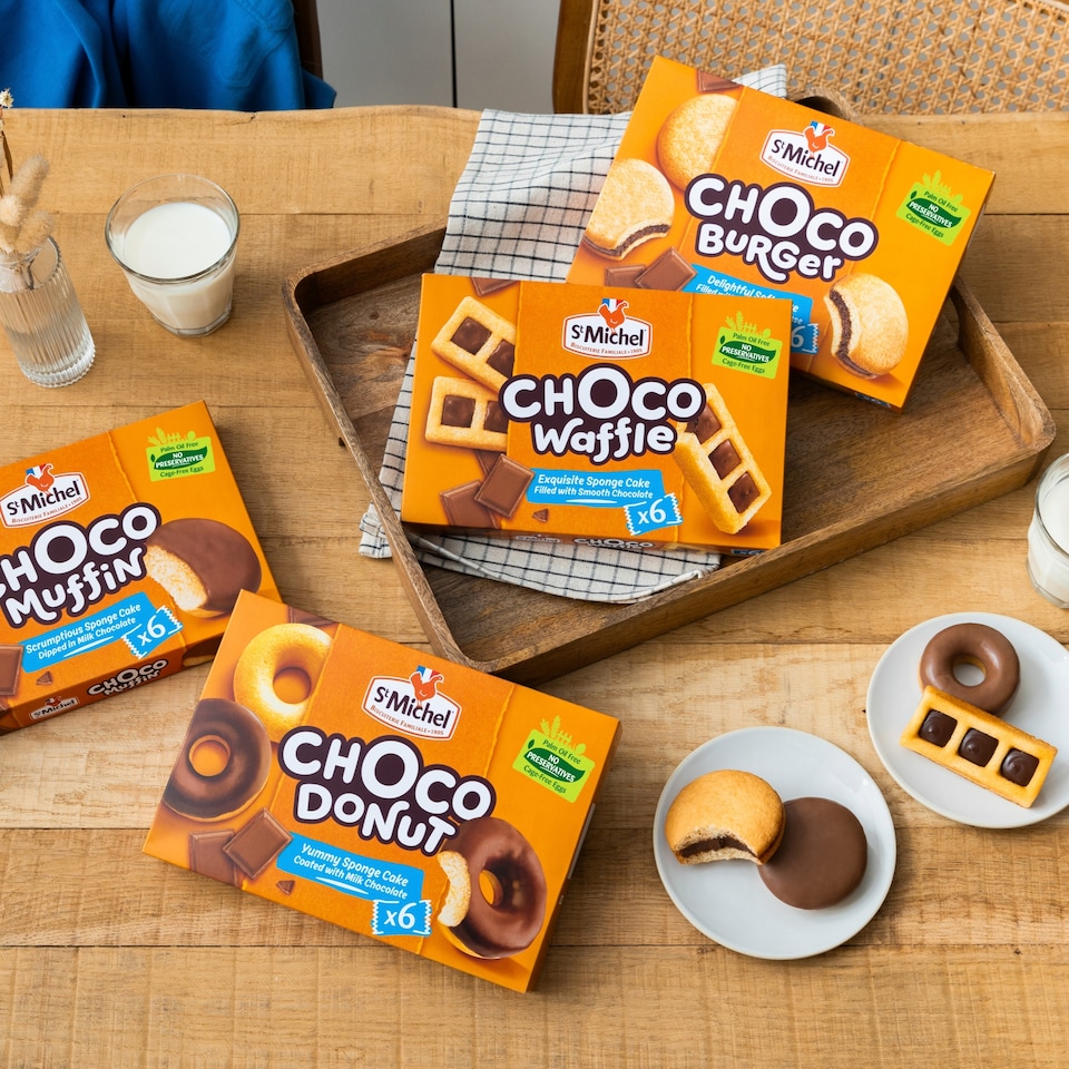 image 1 of St Michel Choco Waffle 6 Pack 180G