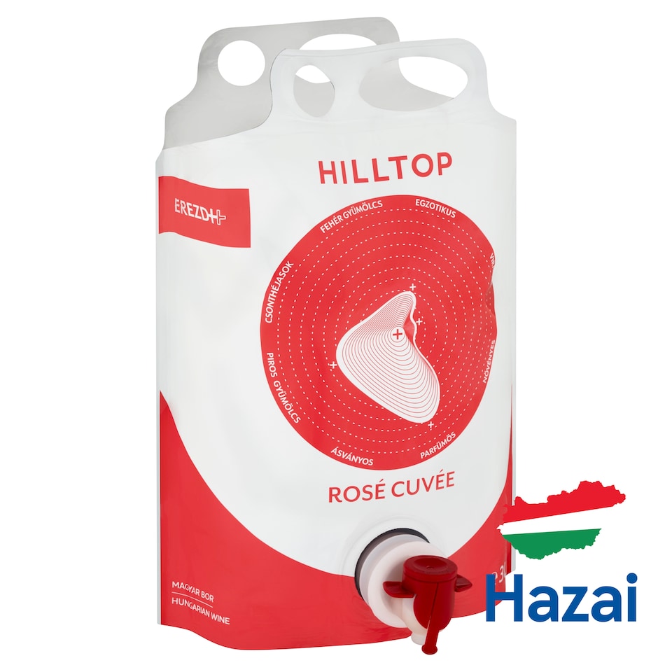 Hilltop Bortarisznya Dunántúli Rosé Cuvée Dry Rosé Wine 13% 3 l