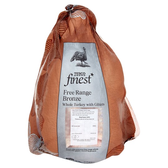 Tesco Finest Free Range Bronze Turkey 3.24.8Kg Tesco Groceries