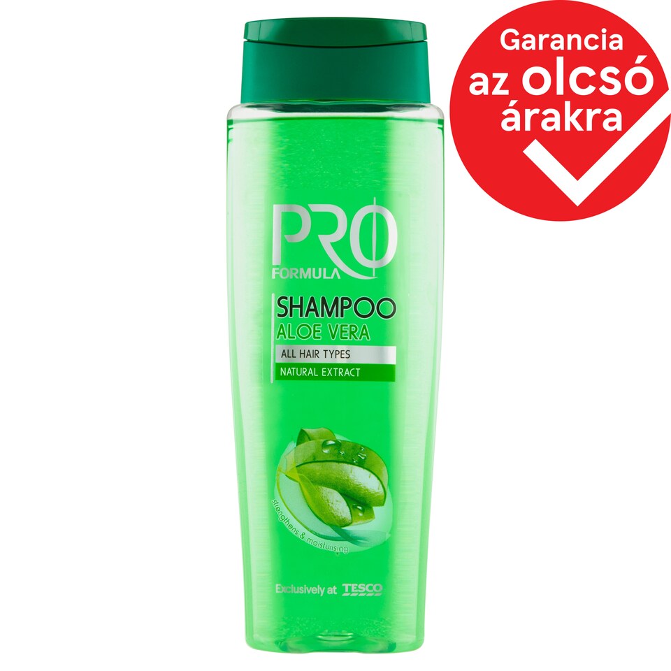 Tesco Pro Formula Aloe Vera sampon 400 ml