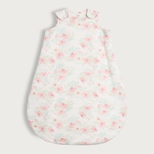 F&F Baby Pure Cotton Floral 2.5 Tog Sleeping Bag in Pink