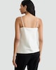 image 3 of F&F Satin Strappy Cami Top in Ivory