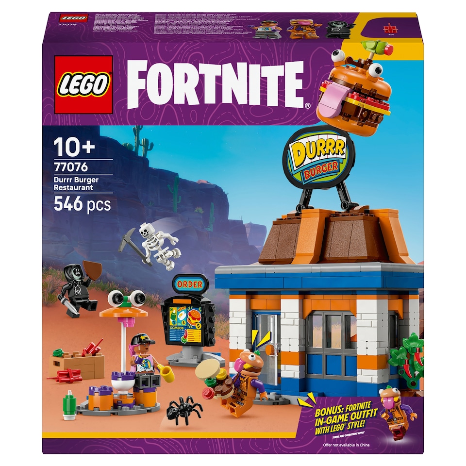 image 1 of LEGO Fortnite 77076 Durrr Burger Restaurant