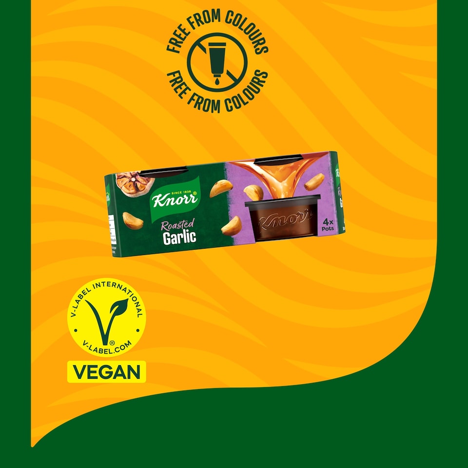 image 1 of Knorr Roasted Garlic Stock Pot 4x28g