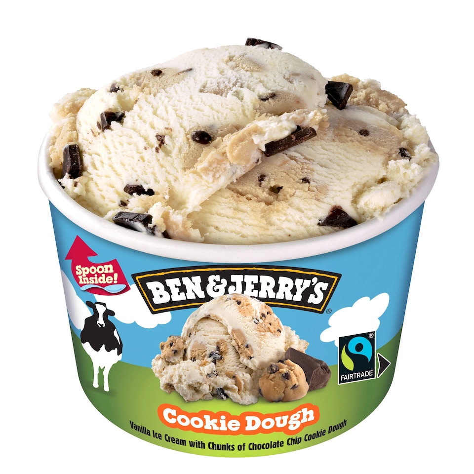 image 1 of BEN AND JERRY'S COOKIE DOUGH ICE CREAM TUB 100ML