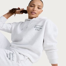 F&F Active AFTERCLASS Slogan Hoodie in Grey Marl