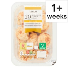 Tesco 20 Mini Cheese & Onion Rolls 220G
