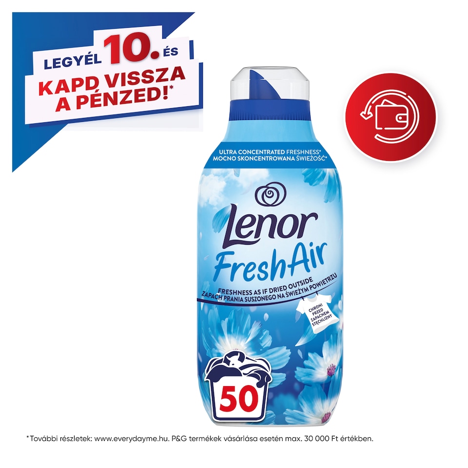 Lenor Fresh Air Öblítő 50 Mosáshoz, Fresh Wind 1. kép