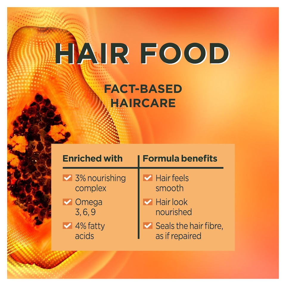 image 1 of Garnier Ultimate Blends Hair Food Papaya Conditioner 350ml