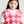 Pink, F&F Girls Argyle Print V Neck Knitted Vest in Pink