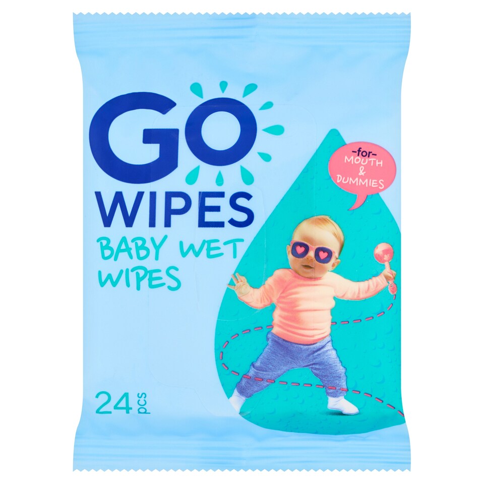 obrázok 1 z Go Wipes Detské vlhčené obrúsky pre novorodencov 24 ks
