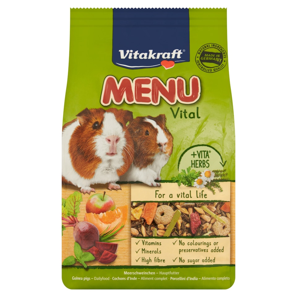 Vitakraft Menu Vital Vita Herbs Guinea Pig Food 400g